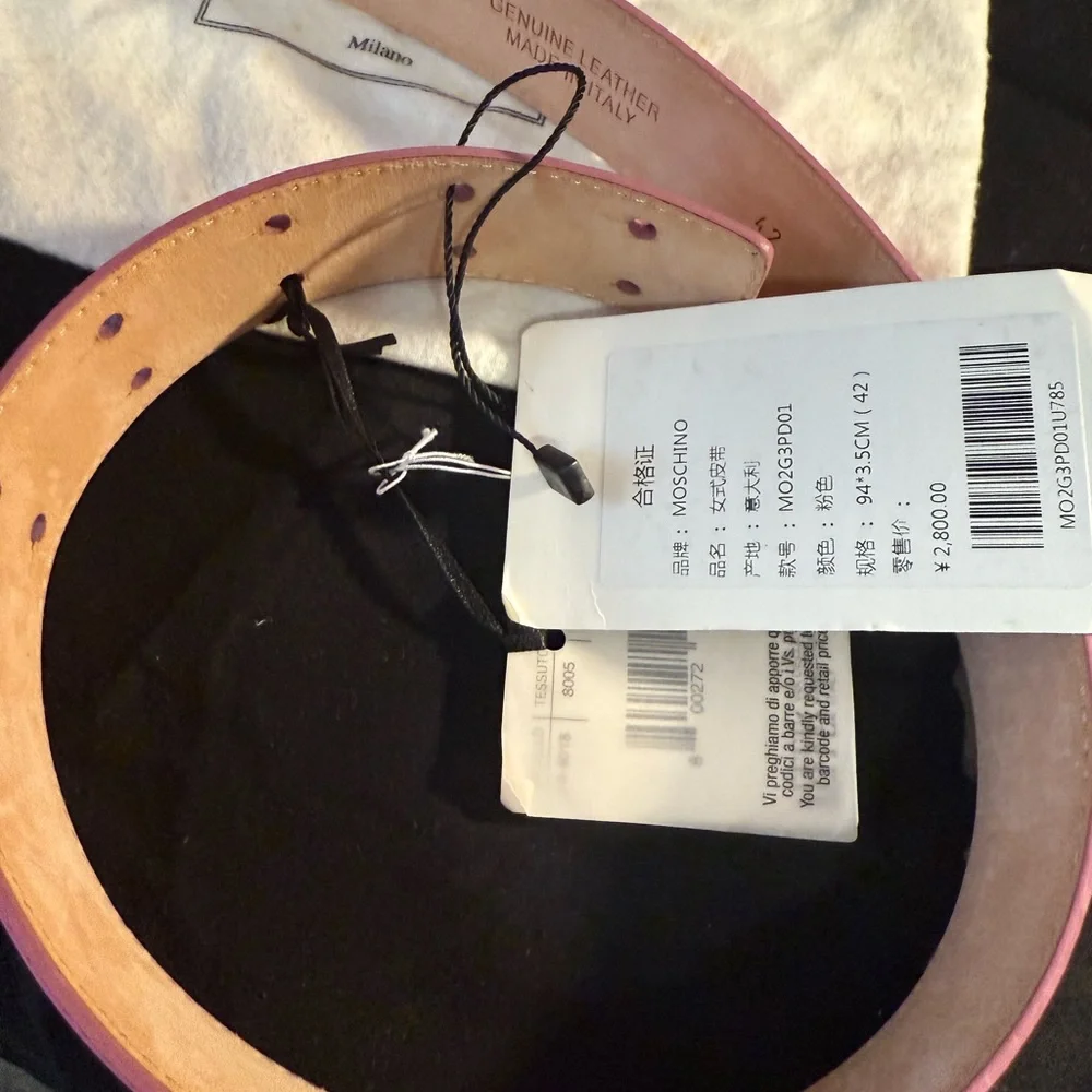 Moschino Couture Pink Belt - Picture 6 of 7